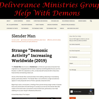 A complete backup of deliveranceministriesgroup.com