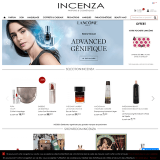 INCENZA - La Boutique du Parfum : Parfum, maquillage, parfumerie en ligne et cosmétique - Incenza