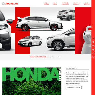 A complete backup of honda.co.nz