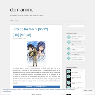 domianime | Todo el anime ahora en wordpress