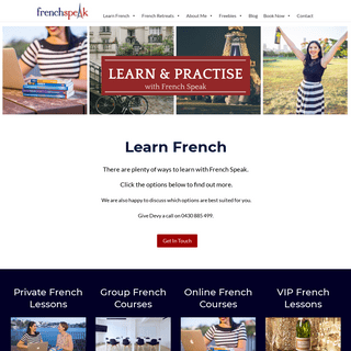 French Speak - Learn French in Brisbane with French Speak