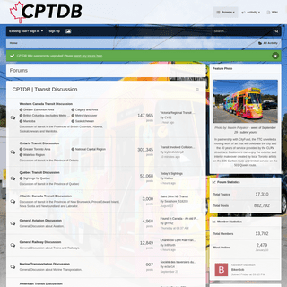 Forums - Canadian Public Transit Discussion Board