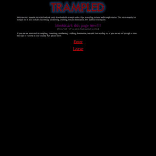A complete backup of trampled.org
