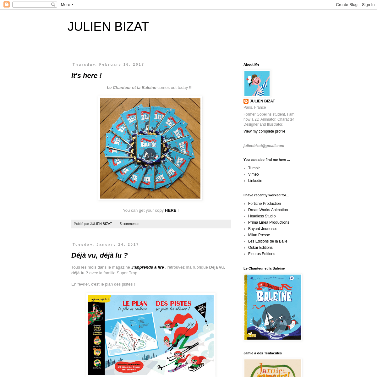 A complete backup of julienbizat.blogspot.com
