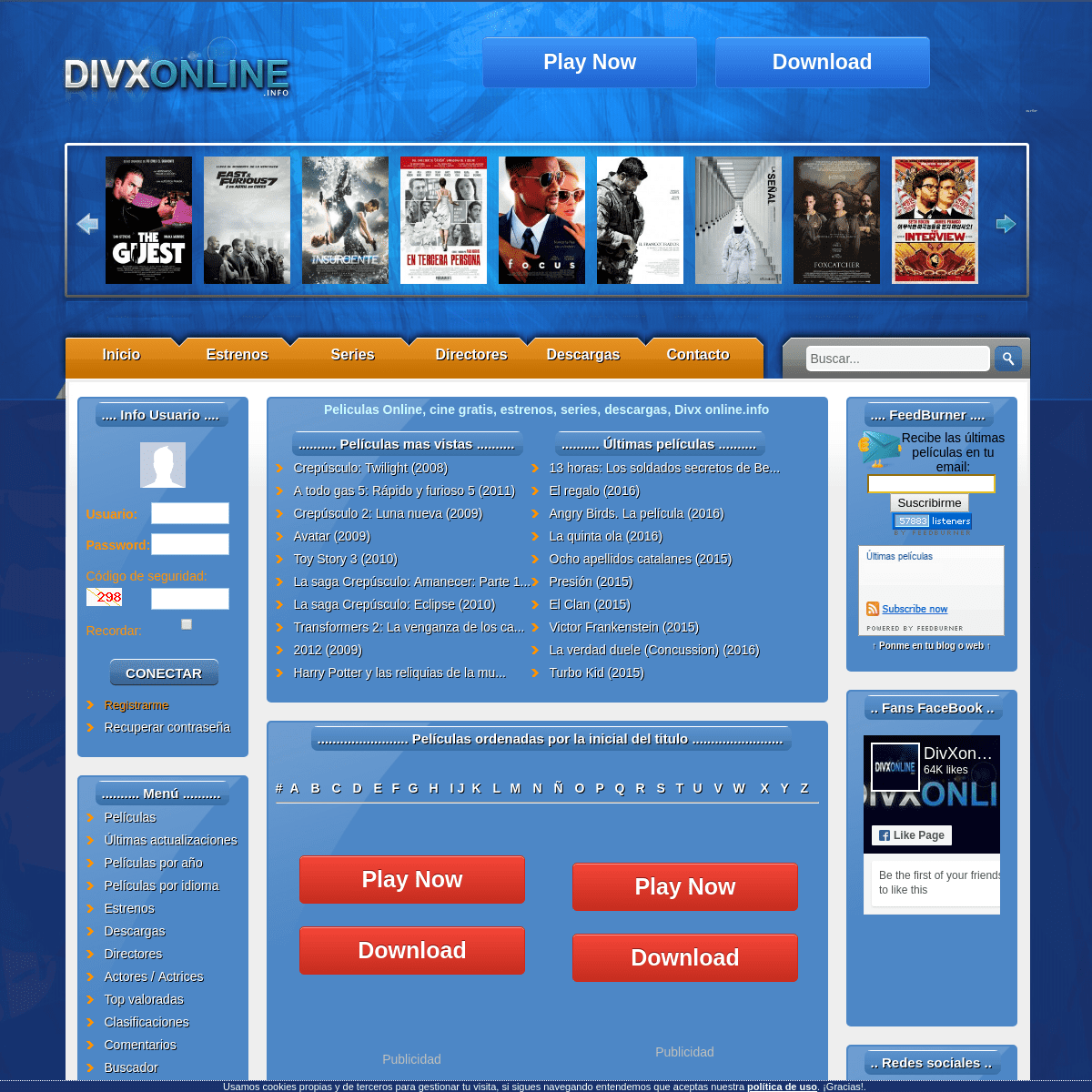 A complete backup of divxonline.tv