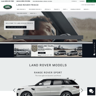 Land Rover Frisco | Land Rover Dealer in Frisco, TX