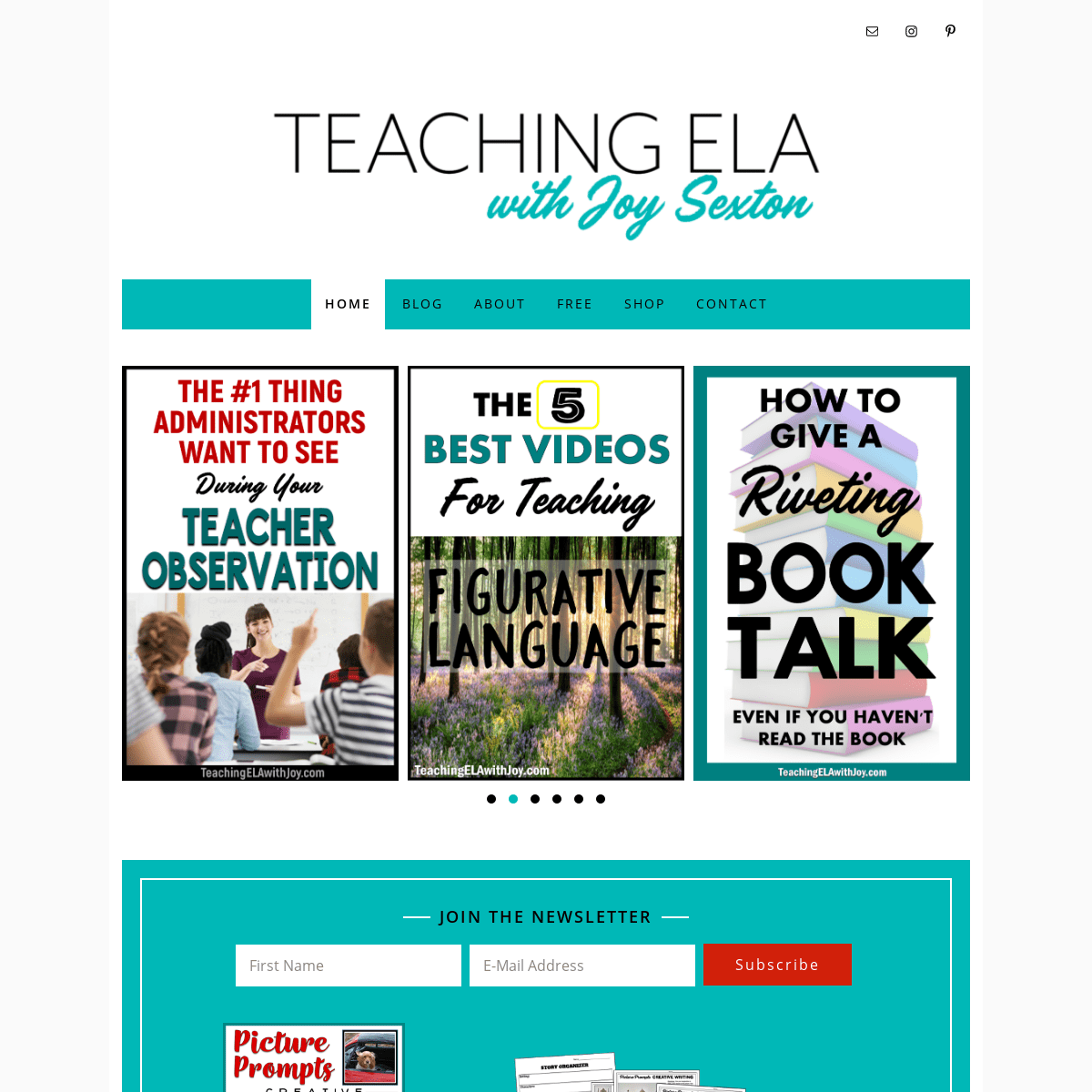 A complete backup of teachingelawithjoy.com