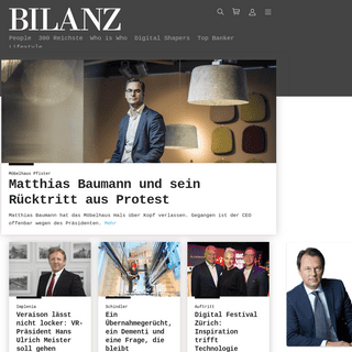 Bilanz | Das Schweizer Wirtschaftsmagazin - Bilanz