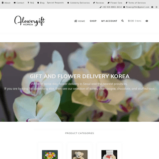 Flower Gift Korea - Home - Flower, Chocolate, snacks and gift delivery in Seoul and South Korea - Korea's most trusted online fl