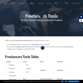 Freelancers Tools | The best Tools for solving Freelancers problems