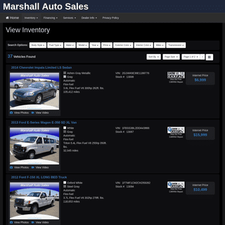 A complete backup of marshallauto1.com