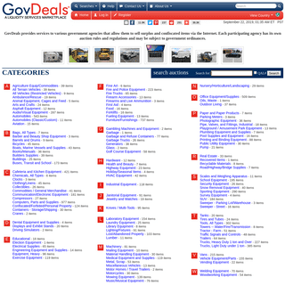 A complete backup of govdeals.com