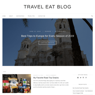 Travel Eat Blog - Travel Eat Blog is chronicling Marina's adventures from Russia to the United States and beyond.