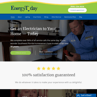 Electrical Services & Contractors Sarasota | Electricians in Sarasota | Energy Today