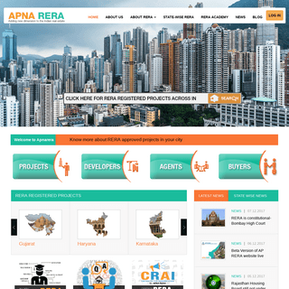 Website for RERA related information, RERA news, RERA updates, RERA registered projects and more | Apna RERA