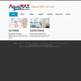 Welcome to Aquamax - Hot water solutions | Aquamax - Hot water solutions
