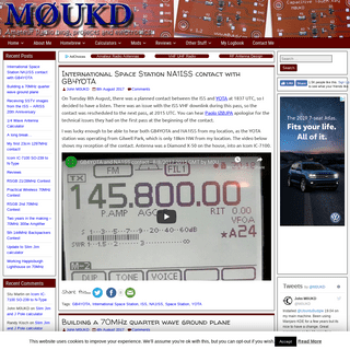 M0UKD – Amateur Radio Blog – Home of John, M0UKD. Amateur Radio information, pictures, homebrew circuits and projects.