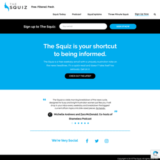The Squiz - your shortcut to being informed