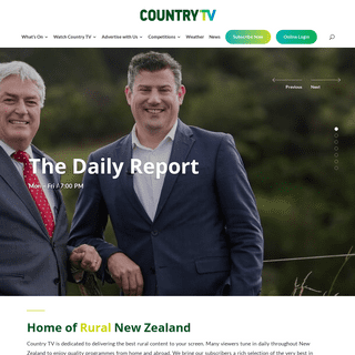 A complete backup of countrytv.co.nz