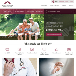 Mount Carmel Health System | Hospitals and Healthcare in Columbus, Ohio