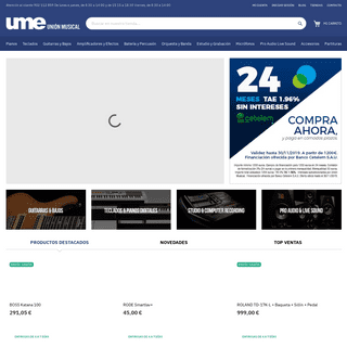 Tienda comprar Instrumentos Musicales Online en Barcelona, Girona, Madrid, Málaga, Pamplona, Sevilla, Valencia, Zaragoza. - Unió