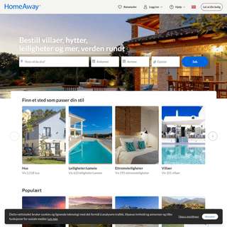 HomeAway.no - Book feriehus, hytter og leiligheter til reisen online
