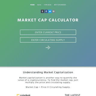 A complete backup of marketcapcalculator.com