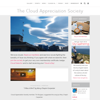 Cloud Appreciation Society – Uniting cloud lovers around the world