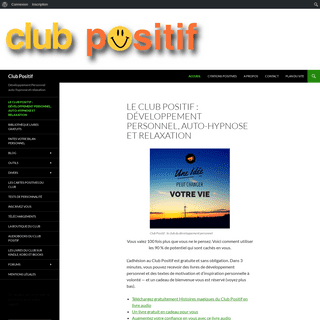 Le Club Positif : développement personnel, auto-hypnose et relaxation - Club Positif
