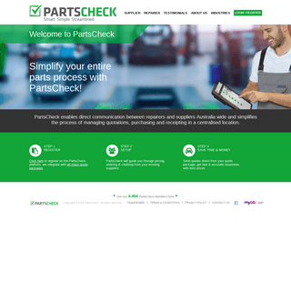 PartsCheck - Innovators in parts pricing and management