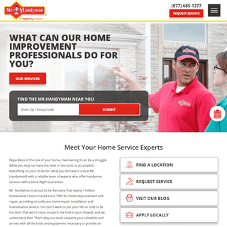 Handyman Services & Home Repair | Mr. Handyman