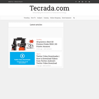 A complete backup of tecrada.com
