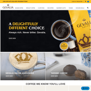 Gevalia Gourmet Coffee & Tea | Coffee Makers & Accessories
