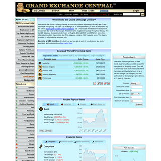 Grand Exchange Central - Home Page