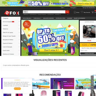 efox.com.pt Loja Online - Compras Online - Os Melhores Produtos com Melhores Preços e Descontos para si!