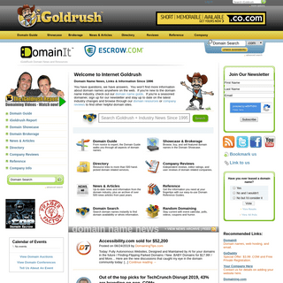 iGoldrush: Domain Name Guide, News and Reference Since 1996