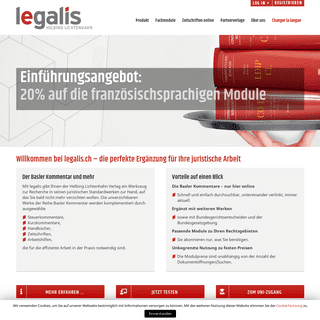 A complete backup of legalis.ch