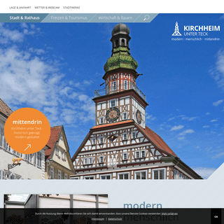 Stadt & Rathaus | Stadt Kirchheim unter Teck