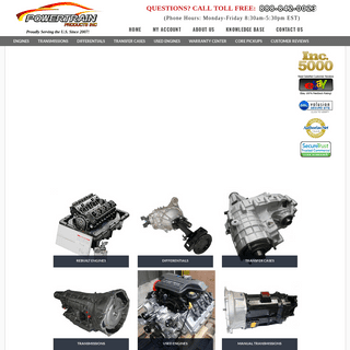 Rebuilt Engines & Remanufactured Engines by Powertrain Products, Inc