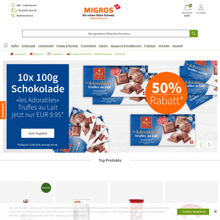 Migros Shop: Schweizer Spezialitäten online kaufen
