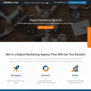 Digital Marketing Services - Maxima Local 