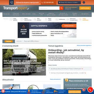 Transport-expert.pl – źródło wiedzy o prawie transportowym i czasie jazdy