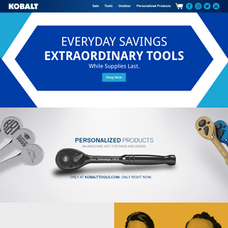 Kobalt Tools: Tool Sets, Tool Boxes, Power Tools & More