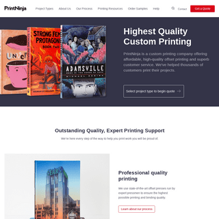 PrintNinja | Custom Printing Company | Highest Quality Offset Printing