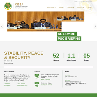 CISSA – Committee of Intelligence and Security Services of Africa