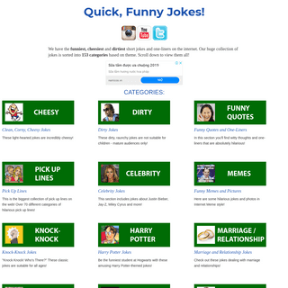 Quick, Funny Jokes! - Short Jokes and One-Liners That Will Make You Laugh!