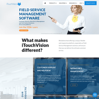 iTouchVision | Field Service Management Software UK