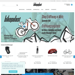 Bikepalast - Fahrräder und Zubehör online kaufen - Bikepalast Österreich