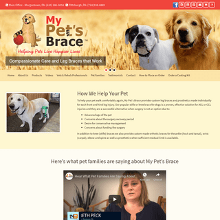 Dog Knee Brace | Leg Braces for Dogs | Canine Knee Braces | ACL Brace for Dogs | Canine Leg Brace | Dog Braces | MyPetsBrace.com