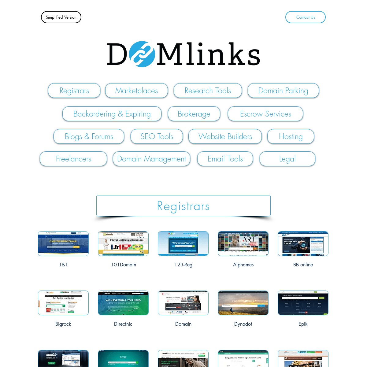 Get linked to the domaining world with DOMlinks!